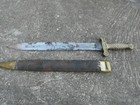 1816 Artillery Model Original French Antique Old 19 Century Glaive Short Sword