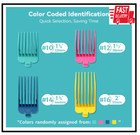 4 Professional Extra Long Hair Clipper Guards Cutting Guides Fits For Most Wahl 