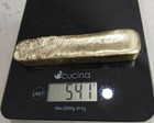 541 Grams Scrap Gold Bar For Gold Recovery Melted Different Computer Coin Pins
