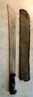 Vintage Machete Made In Sheffield England Canvas Sheath