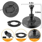 Pond Fountain Pump With 32 8ft Power Cord Adapter  12 Led Lights 24-hours