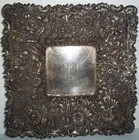 Antique  S Kirk   Son   Sterling Siver Victorian Ink Well   Tray Set