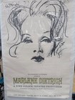 Original Marlene Dietrich A  Nine O clock Theatre Production By Ren   Bouch   Ds42