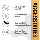 Sheepdog Microphones 3 5mm Threaded Listen Only Earpiece  Compatible Black 