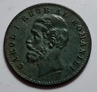 Coin Authentic Romania 2 Bani 1882 Carol I Copper