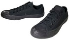 Converse All Star Low Ox Black Mono Canvas Top Womens 7 5 Men 5 5 Shoes Sneakers