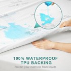 Nature Bamboo Mattress Protector Extra Deep Pocket 100  Waterproof Bed Cover