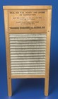 Vintage Travel Size Dubl Handi Wood   Metal Washboard