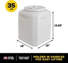 Vittles Vault Bird Seed Dry Pet Food Storage Container For Birds  Gray  Up To 35