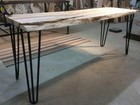 28 Inch Tall Three Rod Hairpin Dining Table Legs metal Table Legs steel Legs
