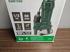 Zoeller 1261 1 3 Hp Submersible Sewage Pump Cast Iron 88 Gpm Tethered Switch New