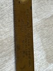Brass Letter Opener Circa 1915 Ruler   Advertising Made By B   B
