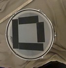 Ludwig Vintage 13  Drum Tom 70s 9x13 3 Ply Tom Drum Black Cortex - Classic Lugs