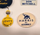 Vintage Political Campaign Pinback Buttons National Ny Pins Politics 14 Lot 