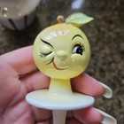Vtg Anthropomorphic Lefton Lemon Head Marmalade Pixieware Jar Holt Howard Era