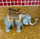 Hubley Elephant  pull Tail Cast Iron Mechanical Bank
