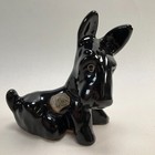 Styson Black Scottie Dog Figurine - Vintage Made In Usa