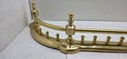 Antique Brass Fireplace Fender Gold Twist Traditional Guard Vintage 48  12  Nice