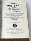 R L Polk   Polk s Portland City Directory Vol 1938 Containing An Alphabetical