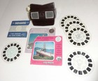Vintage View-master Viewer Bakelite W 5 Reels California Missions World Travel