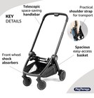 City Loop Compact Stroller Tavel System Frame Iclp000009 Peg Perego Black New       