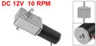 Double Shaft Worm Gear Motor Dc 12v 10rpm High Torque Speed Reduction Motor