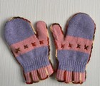 Girl   s Embroidered Knitted Mittens 