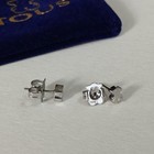 Tous Earrings Mini Bear Earrings Silver Color No Box No Pouch
