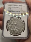 1624 - 1637 German States Emden 28 Stuber 2 3 Thaler  Ngc Au-50 Germany