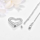 Heart Urn Necklace For Ashes For Women 925 Sterling Silver Cremation Jewelry Nec