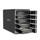 Orico 5 Bay Raid Sata Hard Drive Enclosure Usb 3 0 Docking Station Safety Lock