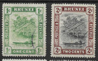 Brunei 1908-22 Values To  1 Sg34-46 Range Used Cat  220 