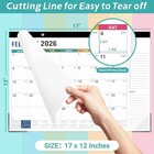 Desk Calendar 2026  January 2026 - December 2026  12 Monthly Desk Pad 17  X 12 