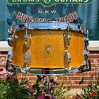1960s Ludwig 6 5x14 Symphonic Model Snare Drum No  902p Gold Sparkle