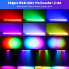 Dmx512 Rgb Wall Wash Light Bar Strobe Beam 252 Led Stage Dj Disco Party Lighting