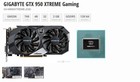Gigabyte Gtx 950 Xtreme Gaming 2gb Gddr5 Graphics Card    3x Dp Dvi Hdmi   