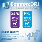 Pet Care Disposable Male Dog Diapers   Absorbent Male Wraps With Leak Proof