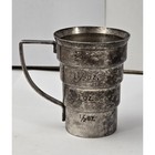  i   m Your Huckleberry      Vintage Napier Tiered Silver-plated Jigger