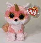 Nm nmt  Ty Beanie Boos - Faye The Fox  6 Inch  Nmwnmts Plush Stuffed Animal Toy