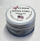 Tactical Nylon Micro Cord 1 18mm X 125ft Lightweight Braided Cord  3 64  Diamete