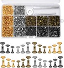 240 Set Leather Rivets  4 Colors 3 Sizes Double Cap Rivet  Rivets For Leather   