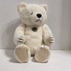 Vintage 1985 Dakin 30 Years Cream Teddy Bear Jointed Plush Stuffed Animal  16 