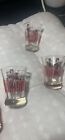 1940   s Cocktail Shaker Rare Johnny Bellhop Red And Black W 6  Shot Glasses