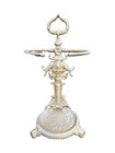 Antique 19th Century Victorian Gilt Cast Iron Umbrella   Walking Stick Stand By