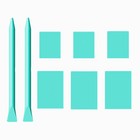  8 Packs Screen Printing Squeegee Chalk Paste Tool Set  Self Adhesive Stencils 