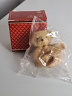 Vtg  1981 Avon Bearing Gifts Plush Teddy Bear Clip- Still In Packaging