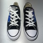 Converse Chuck Taylor All Star Low Top Sneakers Custom Blue Pink Graphic Print
