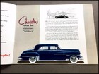 1950 Chrysler Windsor And Royal 16-page Vintage Car Sales Brochure Catalog