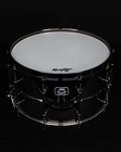 Ludwig 8  X 14  Universal Brass Snare Drum  Black Nickel Hardware