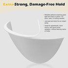 4-pack Stick-on Half Shades Recessed Ceiling Lights Glare Blocker Light Diffuser